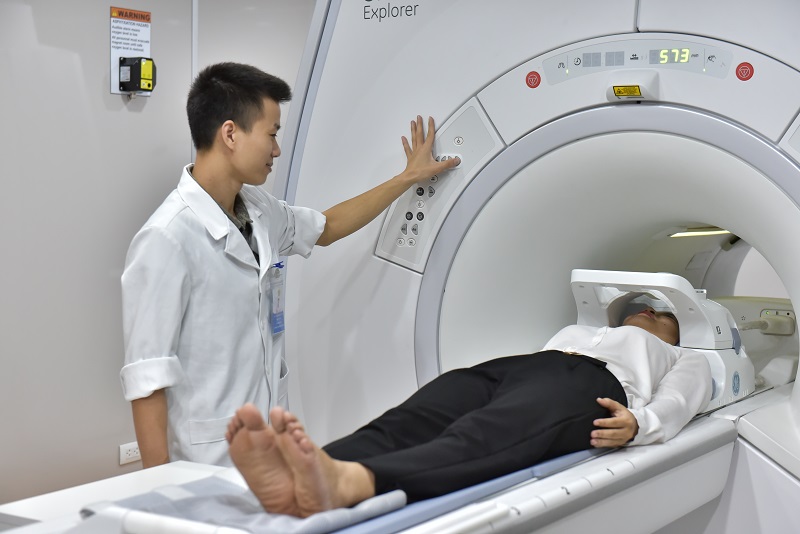 Chụp cộng hưởng từ MRI sọ não chẩn đoán bệnh Huntington